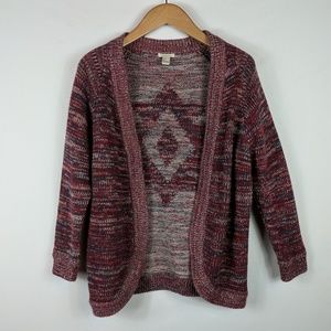 Forever 21 | Aztec open front cardigan S
